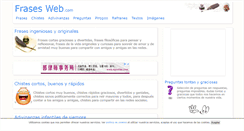 Desktop Screenshot of frasesweb.com