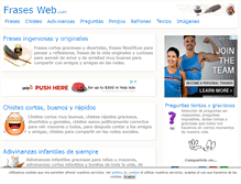 Tablet Screenshot of frasesweb.com